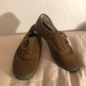Brown vans suede/maybe leather